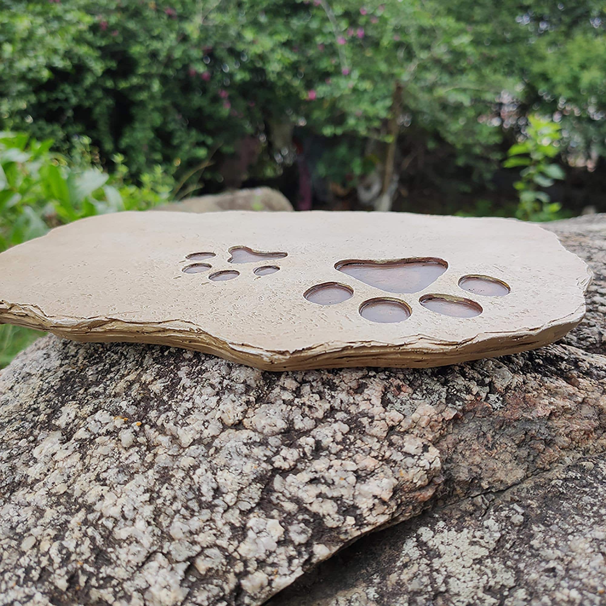 Pietra Commemorativa Per Cani E Gatti - Personalizzabile Con Foto E Nome, Resina, Per Giardino O Casa - Foto 6