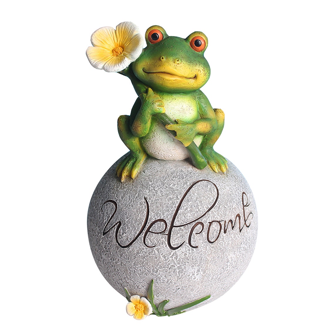 Frog Statue Garden Decor Lawn Ornament Frog Statue on Etsy