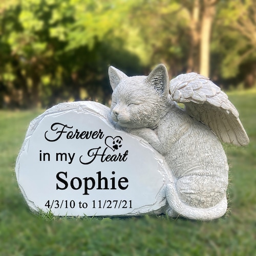 Personalized Dog Angel Pet Memorial Grave Marker Tribute Etsy