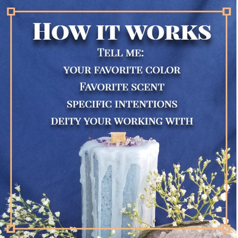 Custom Deity Candle, Magic Candles, Witchcraft Candle, Goddess Candle