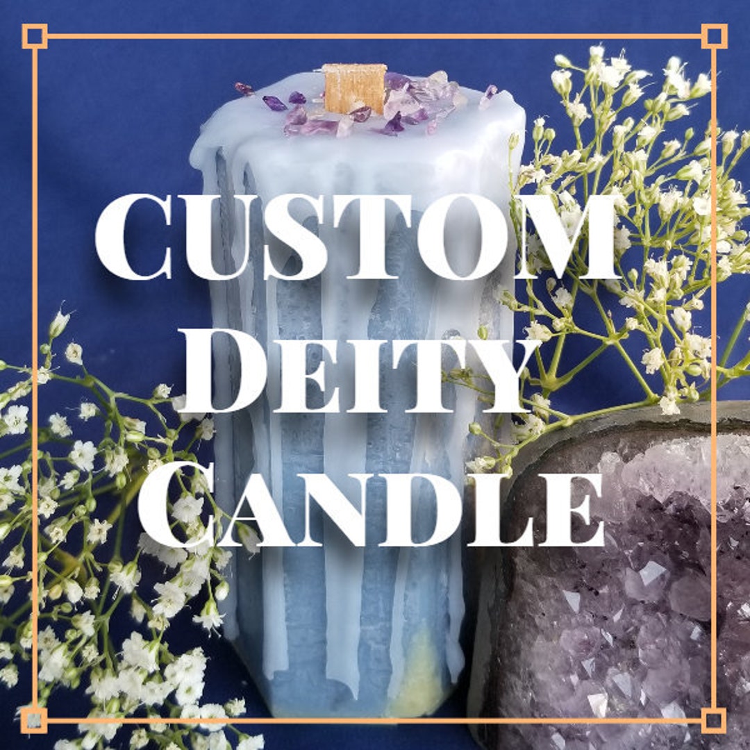 Custom Deity Candle, Magic Candles, Witchcraft Candle, Goddess Candle