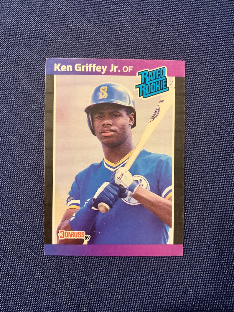 RARE Ken Griffey Jr. 1989 Donruss Rookie Card 33 Etsy