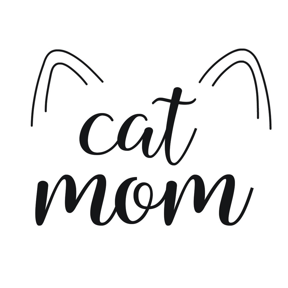 Cat Mom SVG Cut File Instant Download Cricut Instant | Etsy