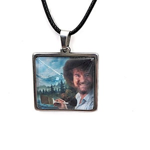 Bob ross necklace hotsell