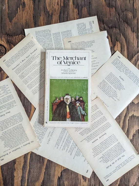 Vintage Shakespeare 'The Merchant of Venice' Paperback | 1970 Edition