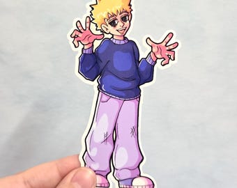 Anime die cut sticker Teru-Mob-psycho-100