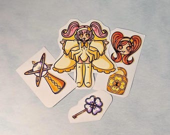 B &C grade- Oopsie magical girl Amu Transformations stickers