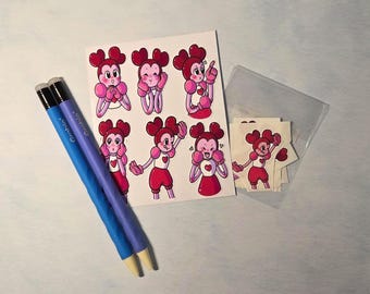 B grade SU-Spinel die cut Stickers