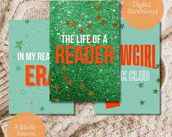 Showgirl Kindle Insert |Digital Printable eReader Decor |Aesthetic Kindle Case Insert | TS12 Kindle Paperwhite Oasis Scribe Download|Bookish