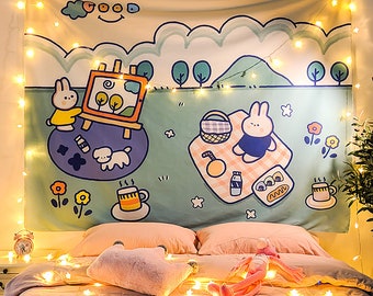 Tapestry Tapestries Decor Wall hanging Wall background cloth cartoon panda animal hang cloth room dormitory tapestry wall background cloth 210422 200 150CM Tapestry Tapestries Decor Wall hanging Wall background cloth cartoon panda animal hang cloth room dormitory tapestry wall background cloth 210422 200 150CM