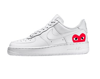 nike air force 1 custom comme des garcons