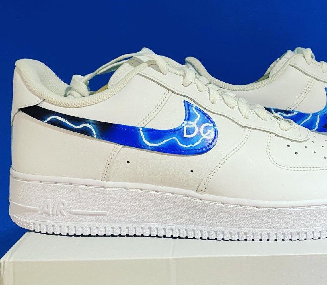 lightning swoosh air force 1