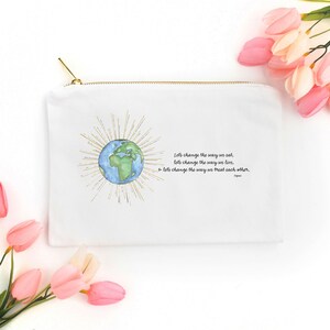 Make Change Tupac Cosmetic Bag