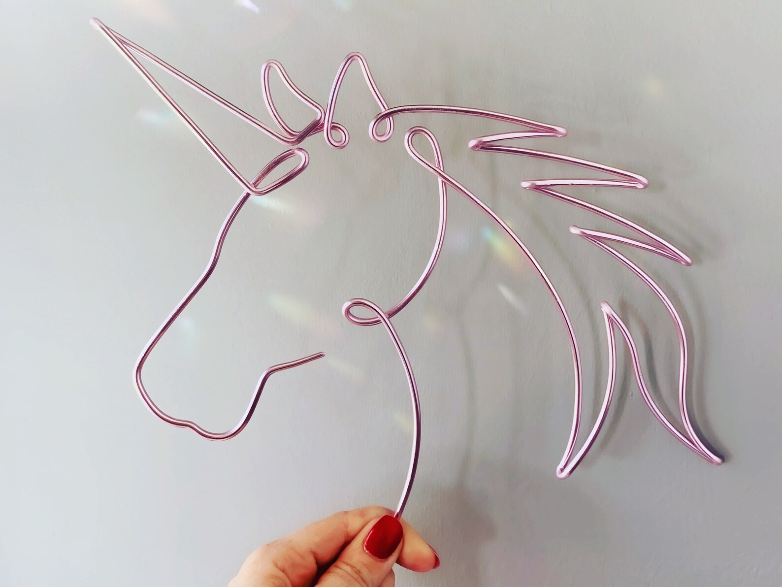 Unicorn Wire Art Wall Decor Playroom Nursery Bedroom | Etsy