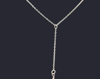 Collier Y Lariat étoile de mer en plaqué argent