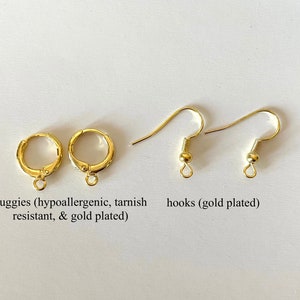 Light pink butterfly earrings gold plated | pastel baby pink butterfly y2k earrings soft girl indie dainty pink & gold jewelry, fundraiser image 4