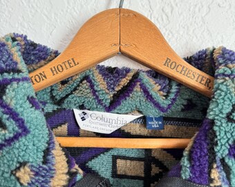 Columbia 90s希少レア L/XL- Vintage Columbia Sportswear 90s RARE Aztec Southwest