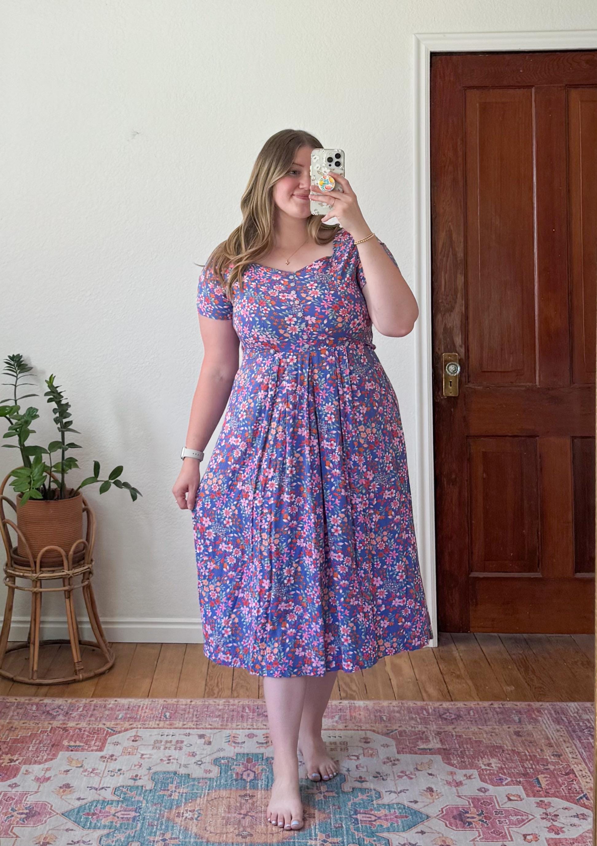 Purple Babydoll Dress