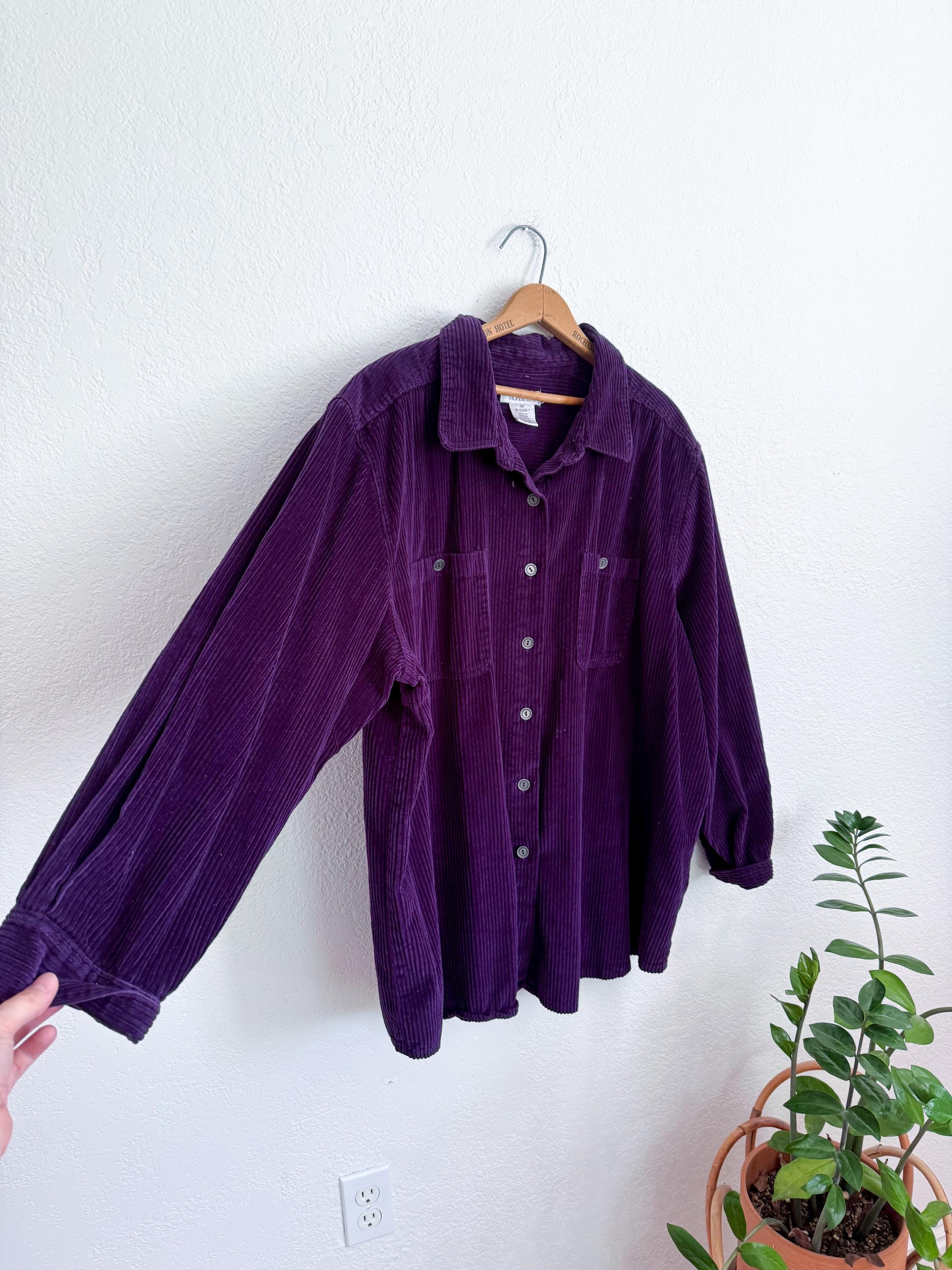 トップス PURPLE LABEL 20AW Corduroy Big Shirt-XL PURPLE LABEL 20AW Corduroy Big Shirt-XL