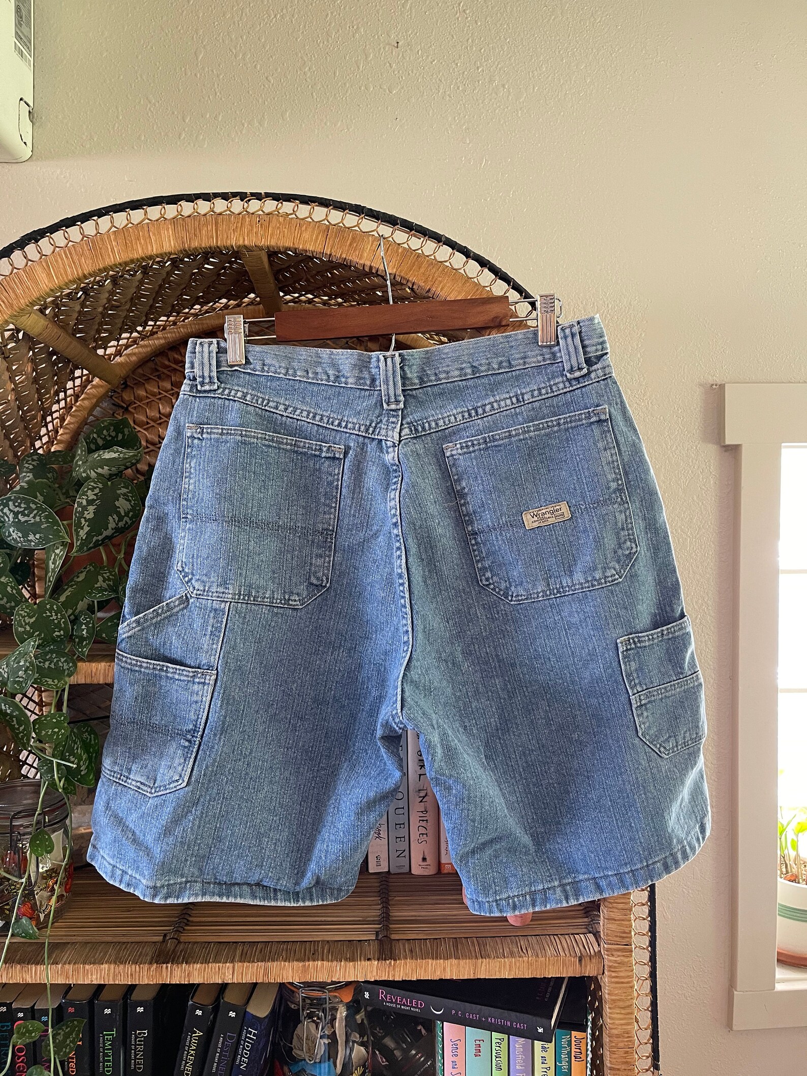 Vintage wrangler carpenter denim shorts Etsy
