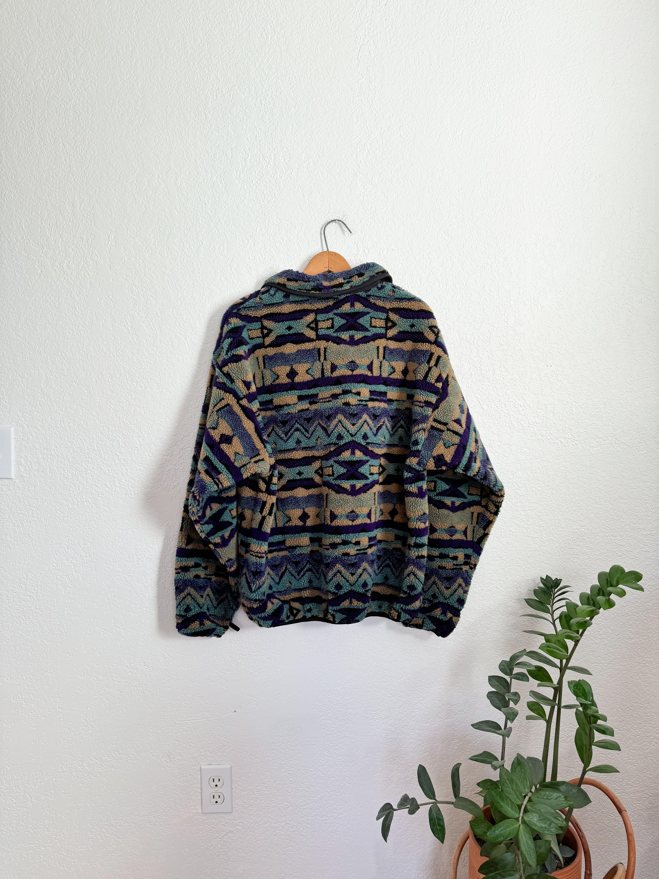 L/XL- Vintage Columbia Sportswear 90s RARE Aztec Southwest