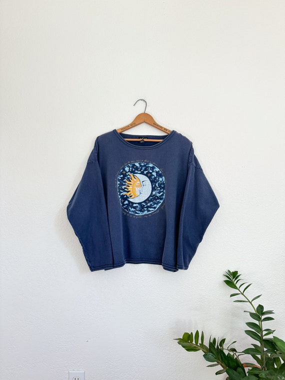 Sun and moon crewneck sale