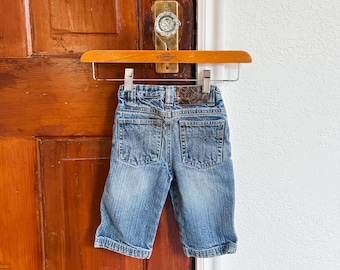 9-12 month- vintage polo kids denim jeans classic 90s Y2K baby jeans