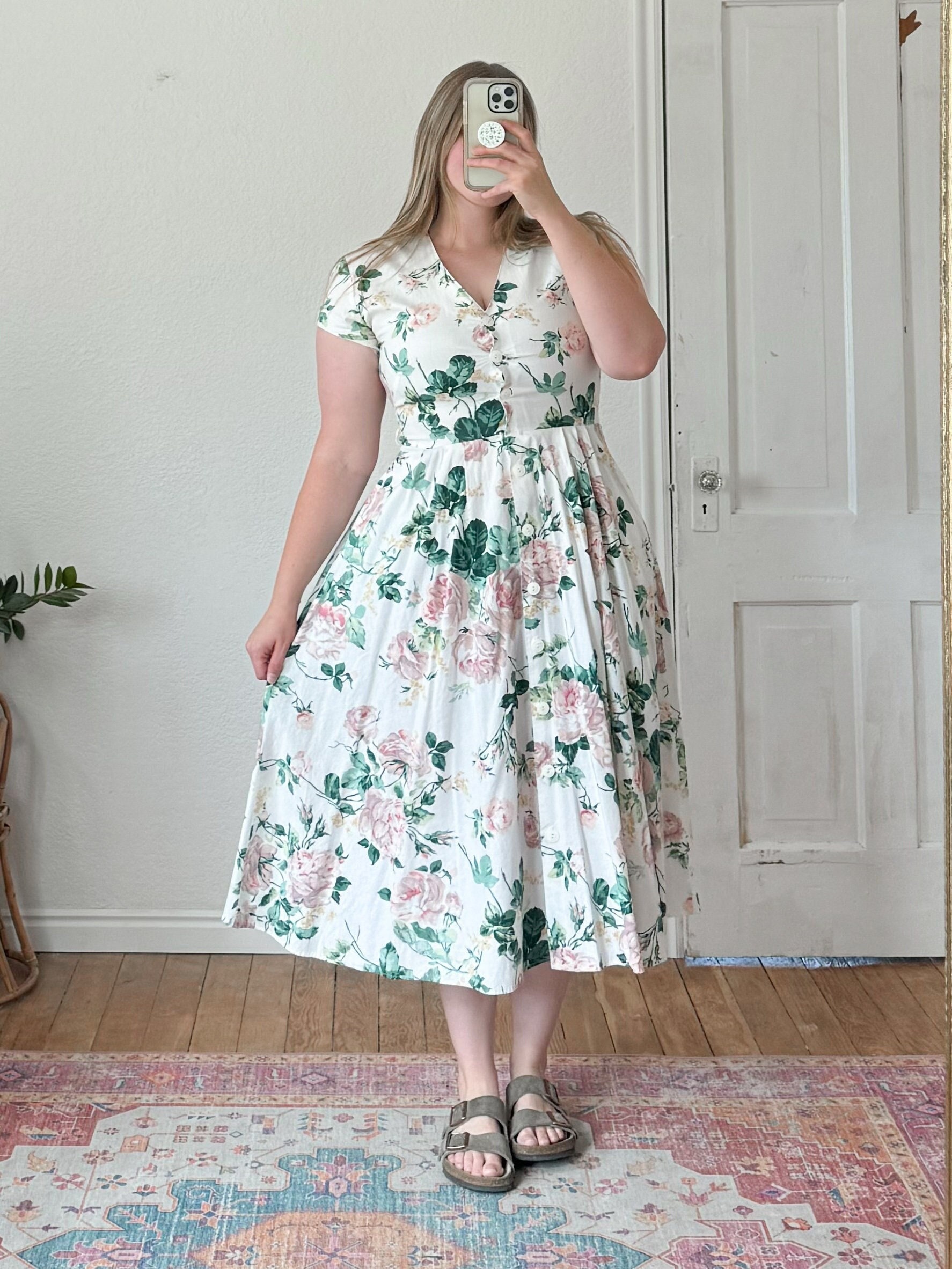 L- Vintage Floral Jessica Howard 50s Style Tea Party Garden Party 80s 90s Dress Modest Midi Summer Cutout Dress - Etsy L- Vintage Floral Jessica Howard 50s Style Tea Party Garden Party 80s 90s Dress Modest Midi Summer Cutout Dress - Etsy