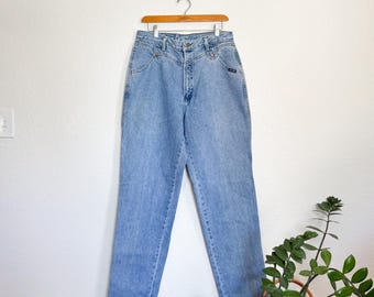 32”- vintage 90s Rockies western bareback long inseam jeans cotton vtg rodeo ranching outdoors denim