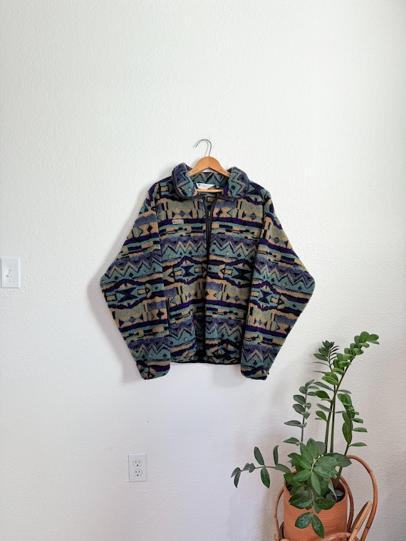 L/XL- Vintage Columbia Sportswear 90s RARE Aztec Southwest