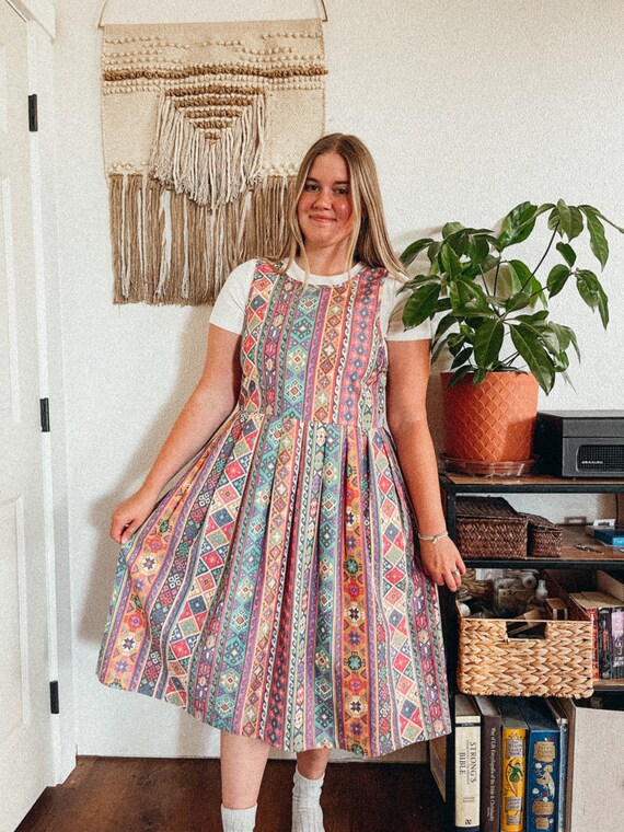 aztec jumper dress