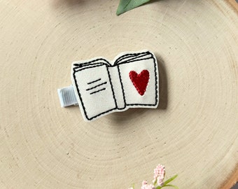 Book Hair Clips for toddlers, Cute Hair accessories for girls, Pigtail Bows, Baby Girl Hair Clip, Girls clips for hair, Reading hair clips