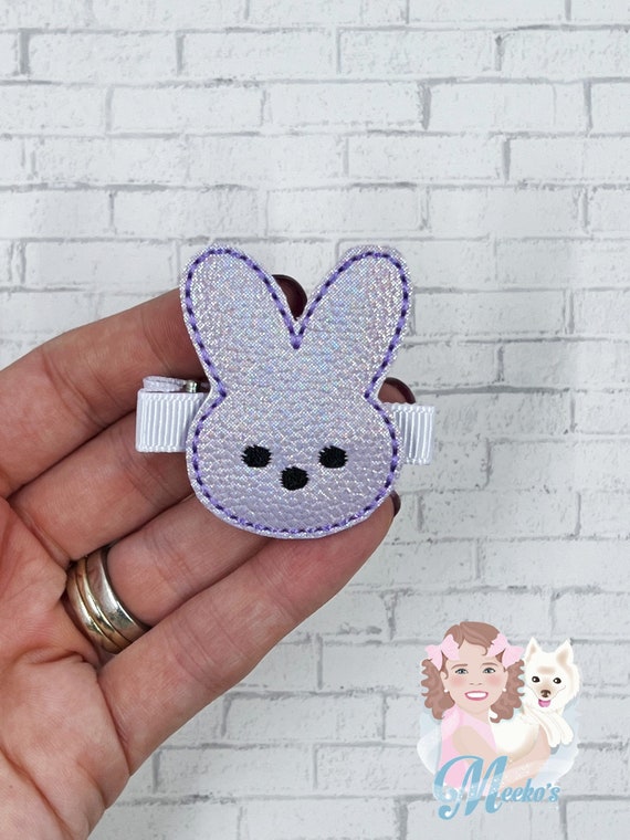 Bunnies ? Hair brooch Amazon.com : Plush Bunny Hair Clips, Cute Rabbit Hair Claws  main image 3