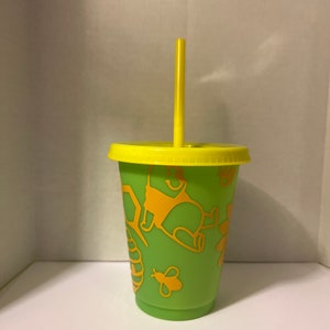 Disney Winnie the Pooh Tumbler with Color Changing Straw