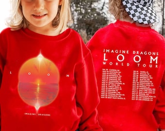 Imagine Dragons - Loom Tour 2024 Kids Shirt, Imagine Dragons Band Fan Youth Shirt, Imagine Dragons 2024 Kids Shirt, Loom New Album Shirt