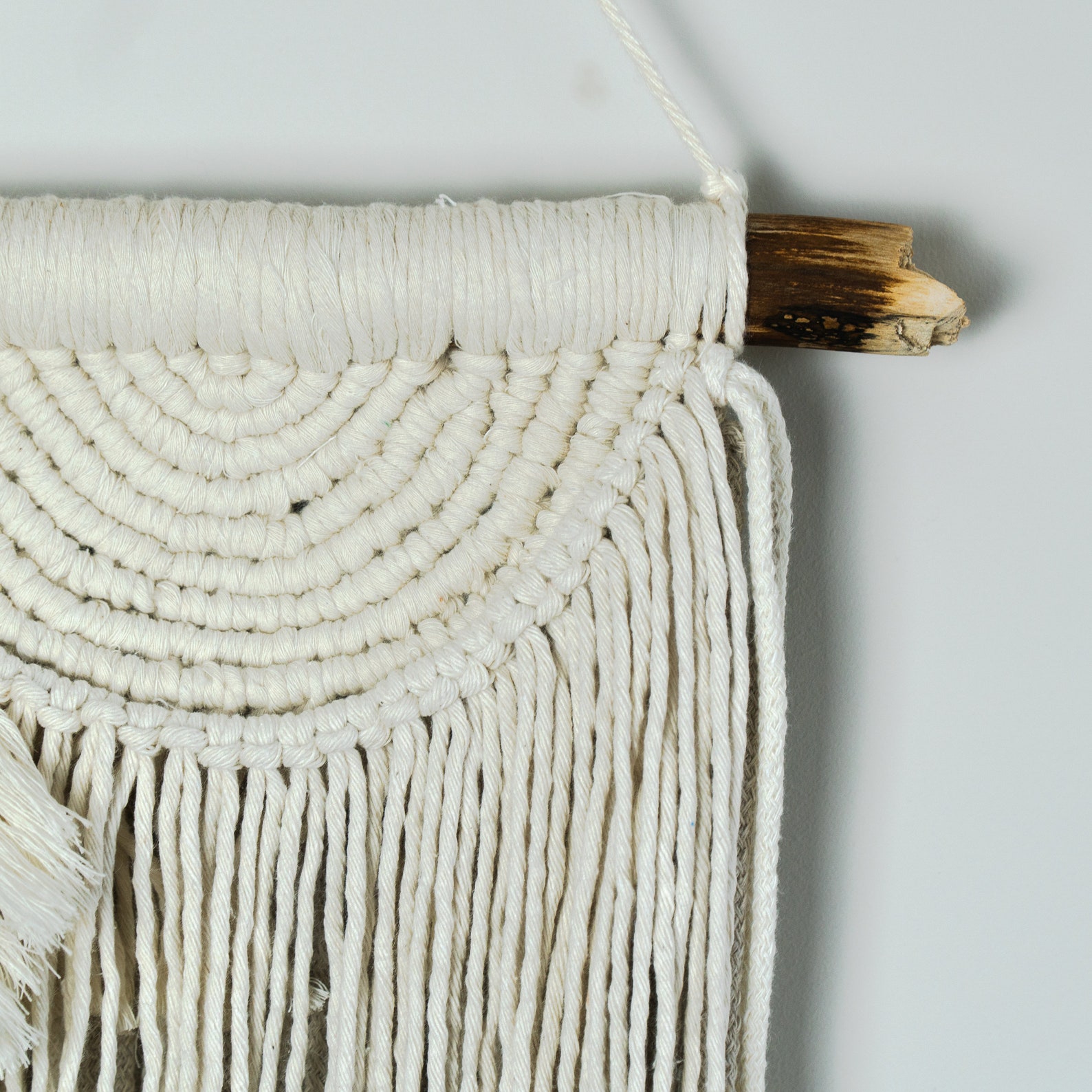 MACRAME SEMI CIRCLE Handmade Wall Hanging Etsy