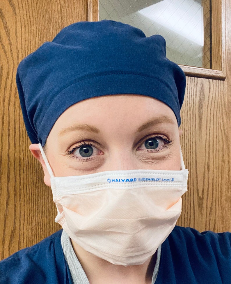 Sewing PATTERN Greys Anatomy-Inspired Euro Style Surgical Scrub Cap Hat DIY Easy Sew Digital Download video tutorial available image 4