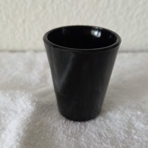 Black Amethyst Shot Glass 2.5 inches tall
