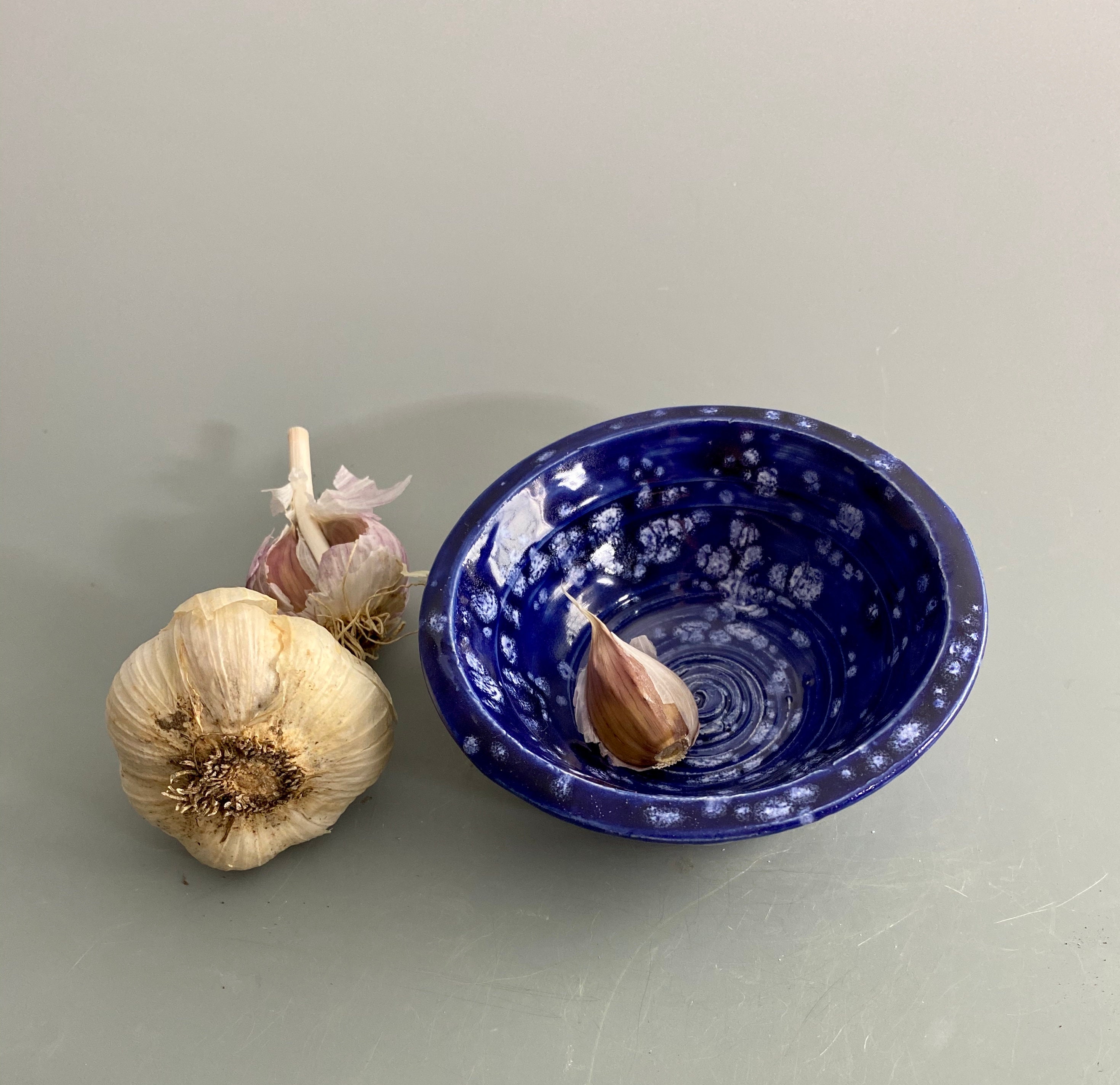 Garlic Grater and Oil Ceramic Dish Etsy UK