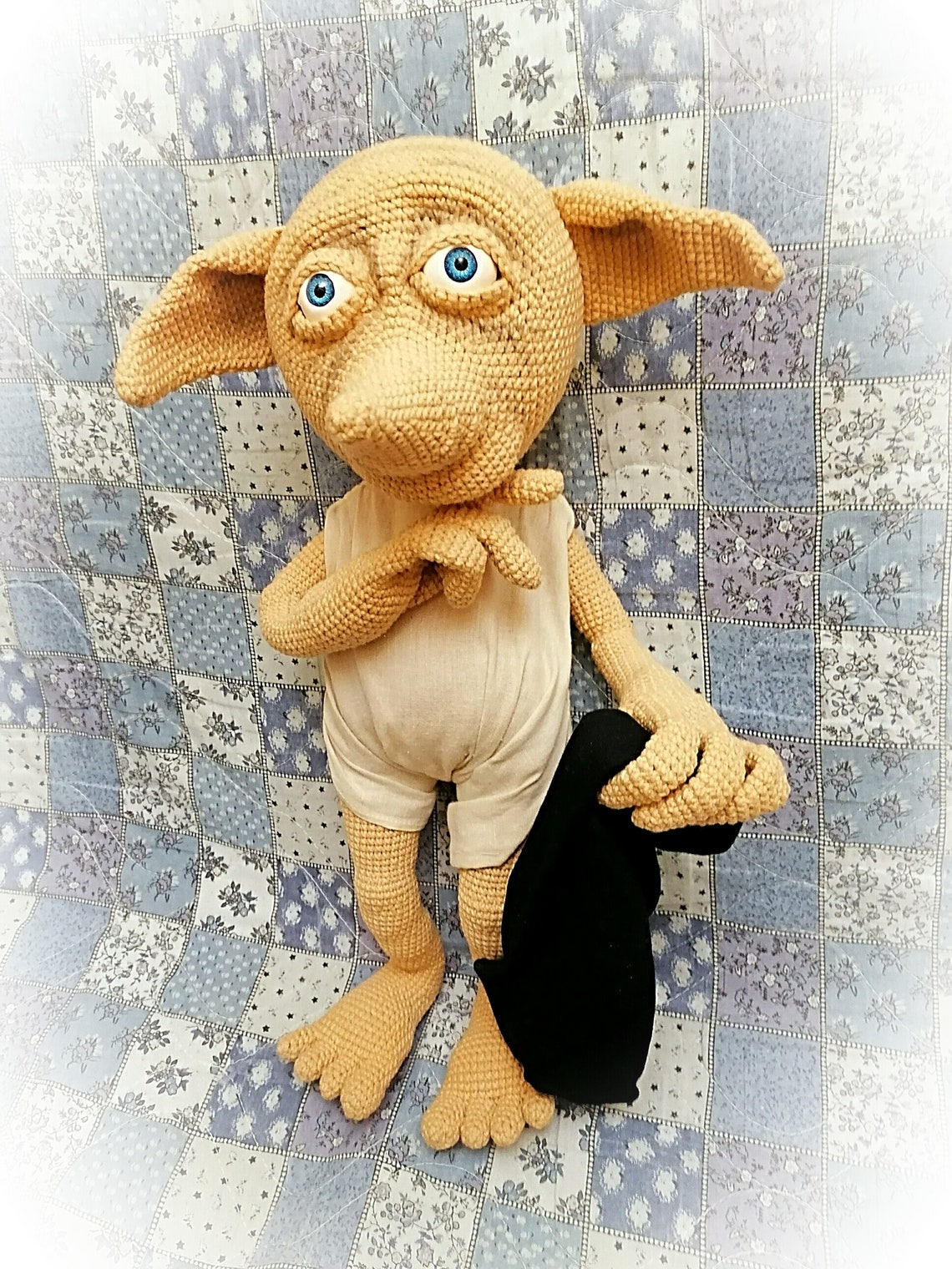Dobby crochet doll elf Etsy