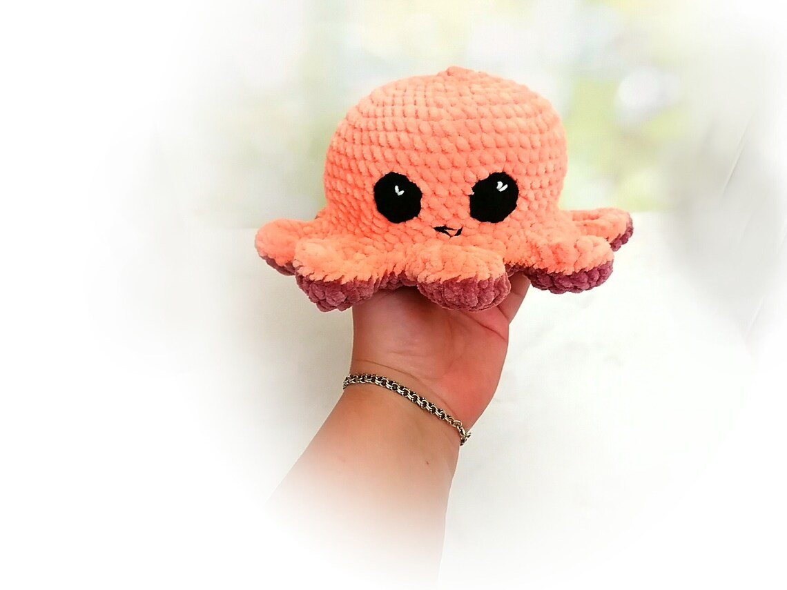 giant octopus teddy reversible