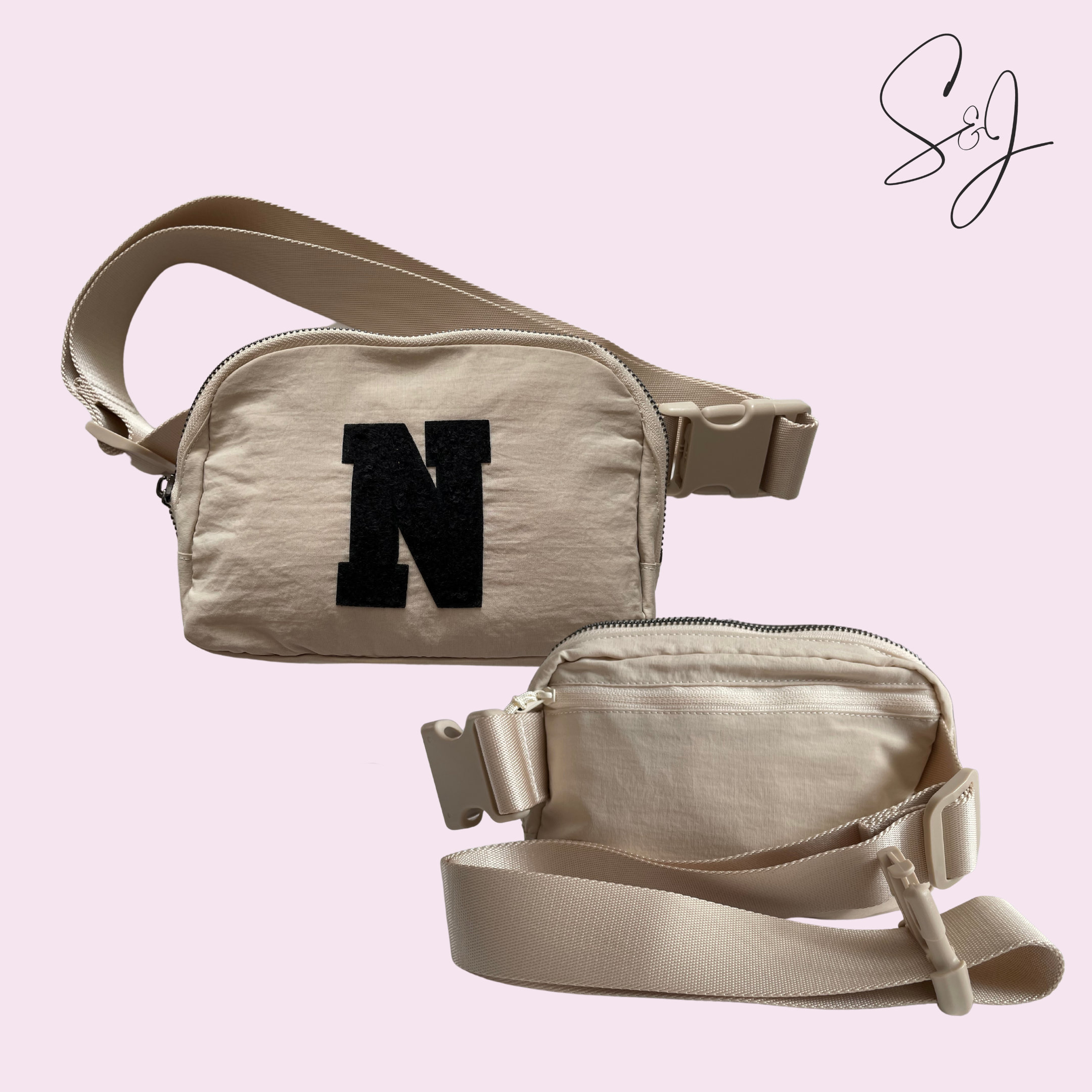 Custom Personalized Belt Bags Monogram Fanny Pack Gifts Lululemon Dupe  Stoney Clover Dupe -  Denmark