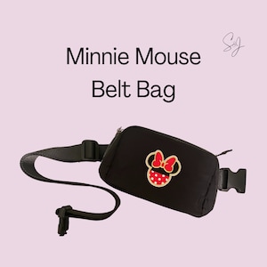 Disney Belt Bags | Disney Accessory | Minnie Mouse | Fanny Pack | Gifts