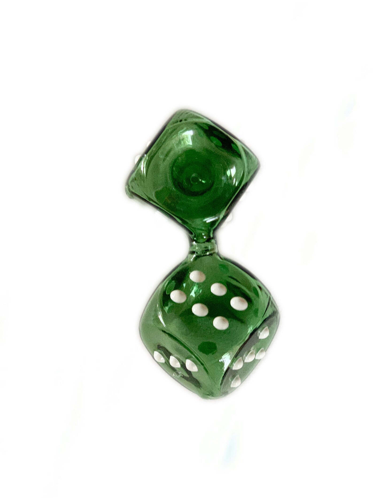 Dice Shaped Glass Pipe Etsy