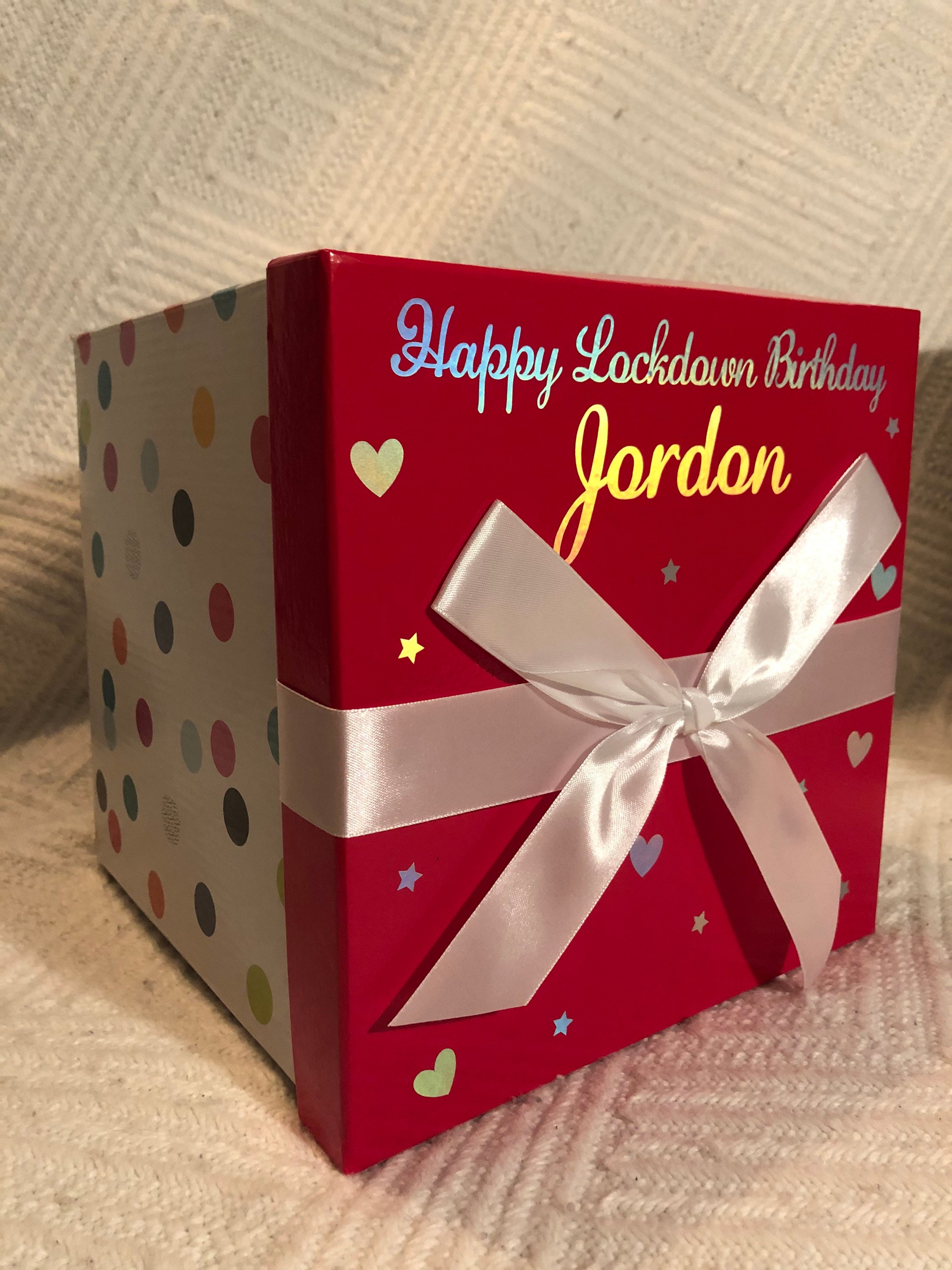 Large Personalised Gift Box Etsy
