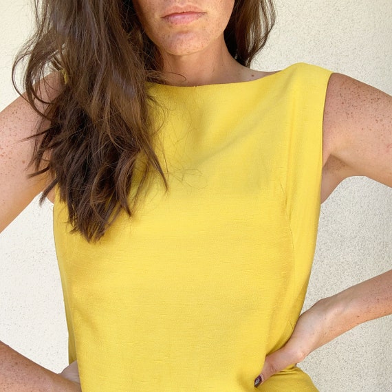Vintage Raw Silk Dress