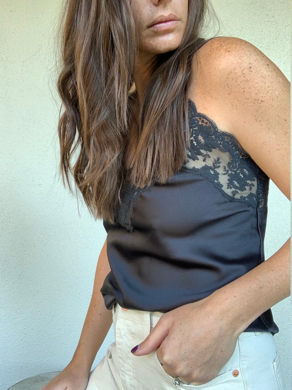 Vintage Dior Navy Camisole