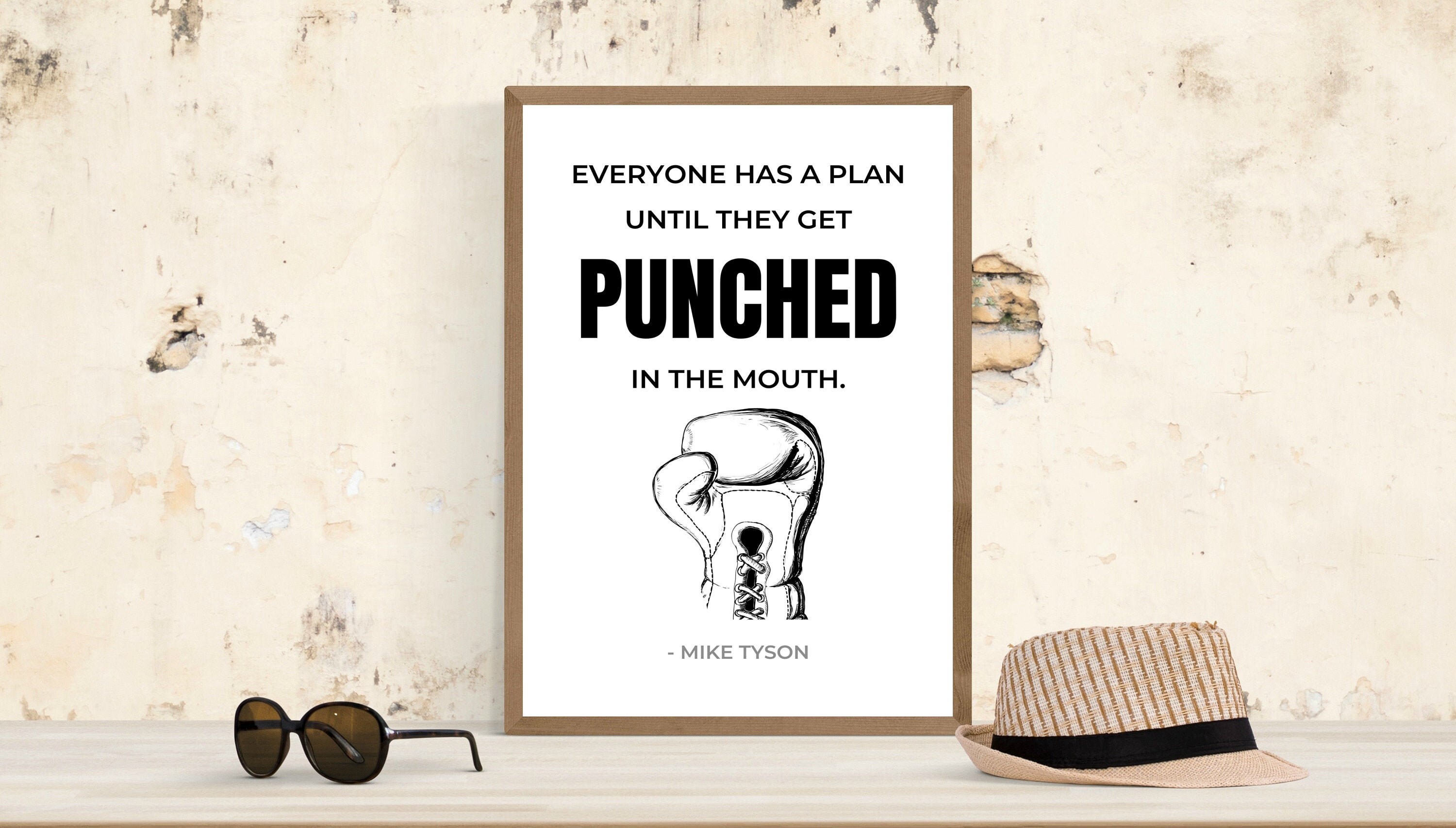 Everyone Has A Plan Until They Get Punched In The Mouth Mike Etsy Everyone Has A Plan Until They Get Punched In The Mouth Mike Etsy