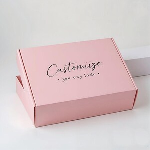 500 stuks aangepaste verzenddozen, verzenddozen, aangepaste kartonnen dozen, zakelijke verpakkingen, babyshowers, geschenkverpakkingen bruidsmeisjes