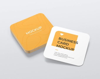 Source Custom brand logo Eco-friendly Double sided printing square
